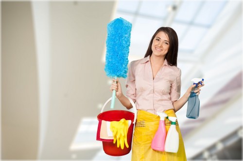 Commercial shopfront window cleaning in St Johns Wood