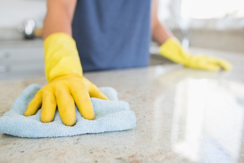 Careful stain removal work in a St Johns Wood flat with access considerations