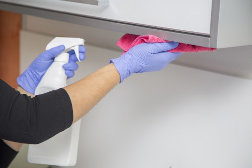 Bathroom cleaning service for a St Johns Wood property
